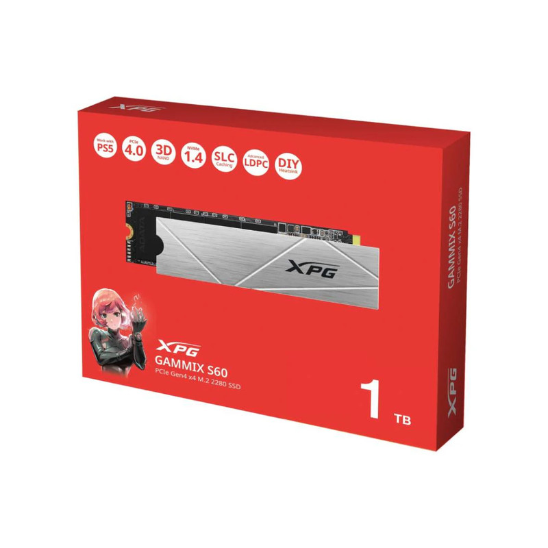 Adata XPG Gammix S60 Blade 1TB M.2 Internal SSD - مساحة تخزين